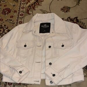 Hollister Off-White Corduroy Jacket